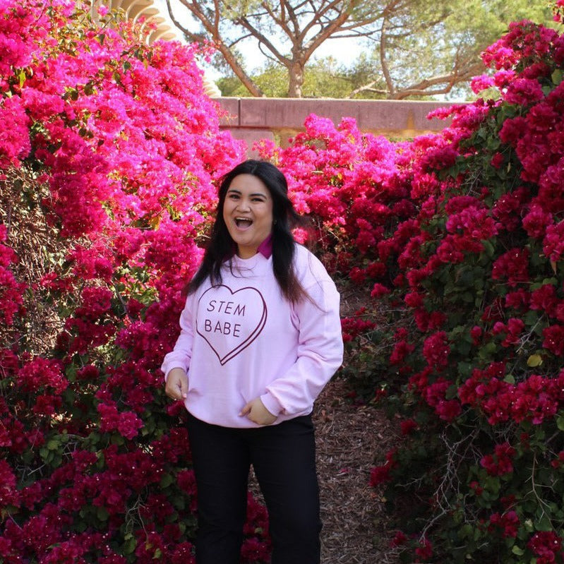 STEM Babe Pink Sweatshirt