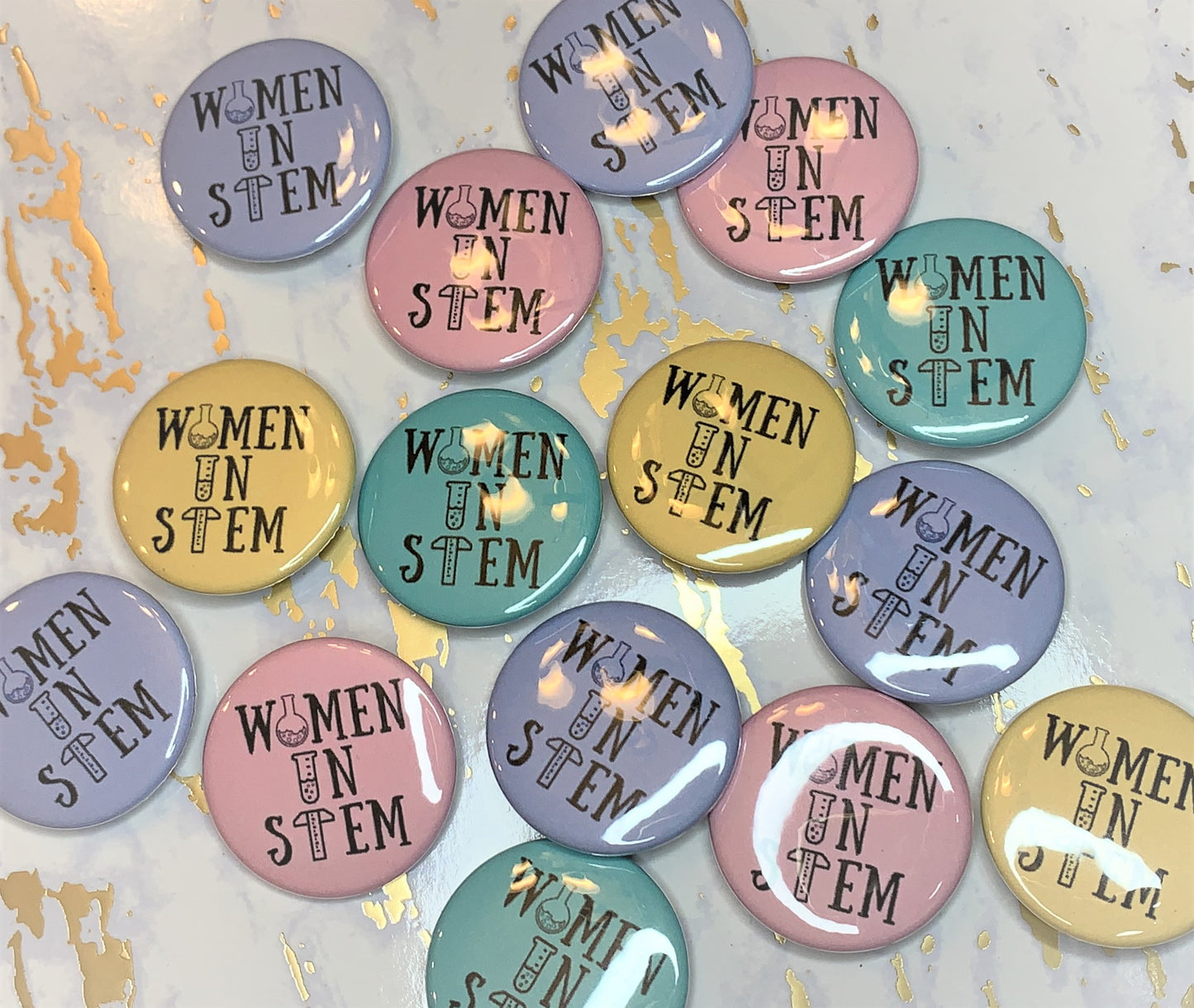 4-Pack Women in STEM Pins