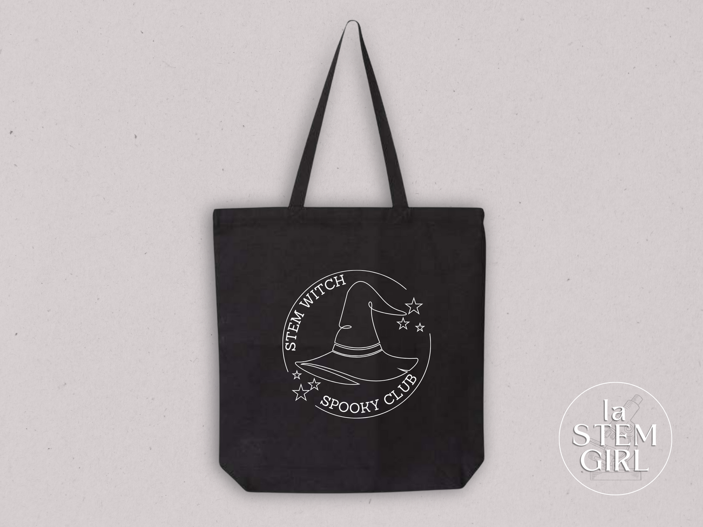 STEM Witch Spooky Club Tote Bag