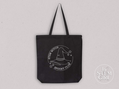 STEM Witch Spooky Club Tote Bag