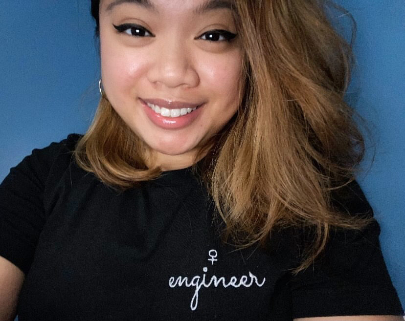 Female Engineer Embroidered T-Shirt