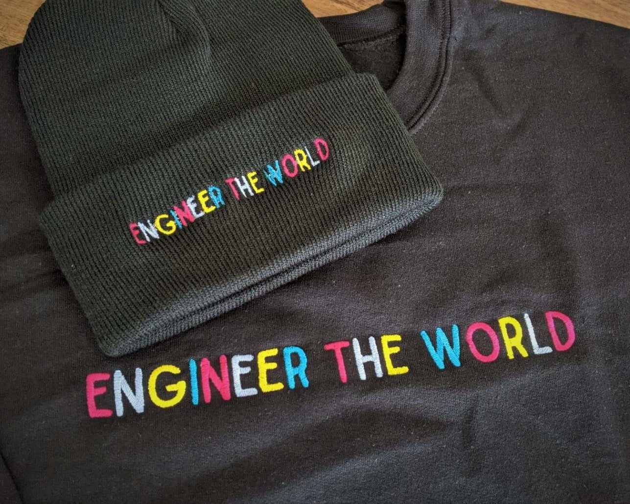 Engineer the World Sweatshirt Beanie Bundle