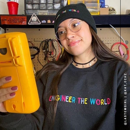 Engineer the World Sweatshirt Beanie Bundle